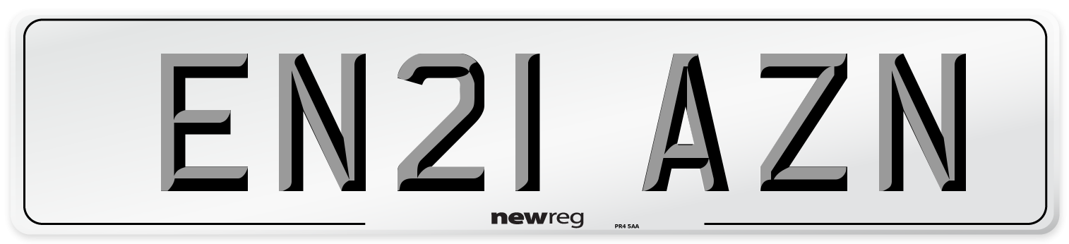 EN21 AZN Number Plate from New Reg